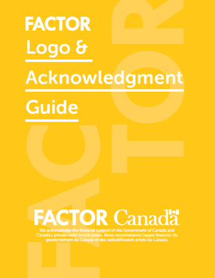 FACTOR Logo & Acknowledgment Guide